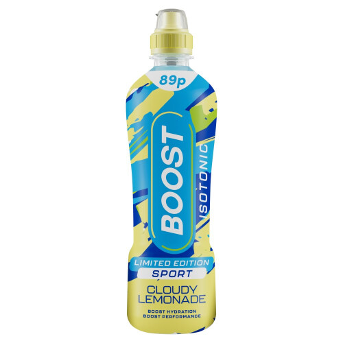 Boost Isotonic Limited Edition Sport Cloudy Lemonade 500ml (Packof12) 1