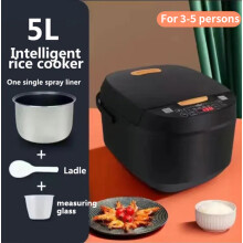 5L Rice Cooker Intelligent Heating Fast Cooking High-fire Appoin