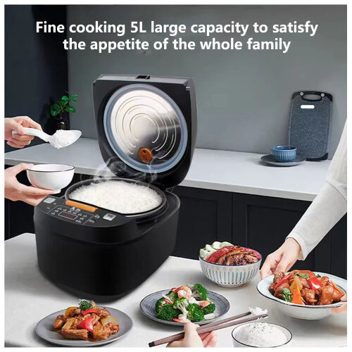5L Rice Cooker Intelligent Heating Fast Cooking High-fire Appoin 1