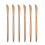 6 Pack Rose Gold Matte Finish Dessert Knife Set for Kitchen Use 1