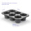 2 PCS Deep Jumbo Muffin Pan 6 Cup 3