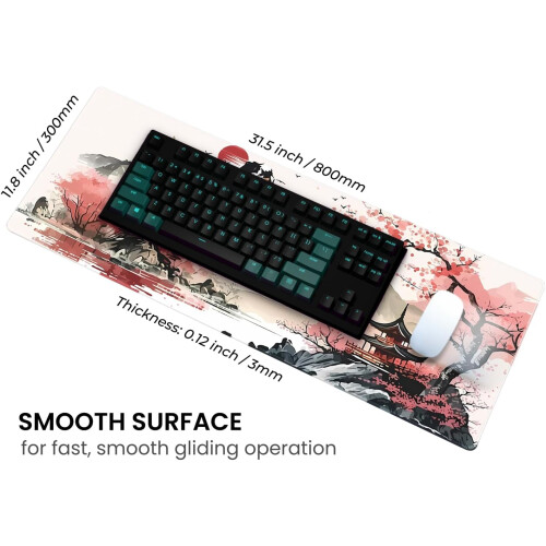 Extended Gaming Mouse Pad for Gaming 31.5 x 11.8 Inches 2