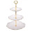 3-Tier Round Ceramic Cupcake Stand for Wedding Party 1