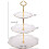 3-Tier Round Ceramic Cupcake Stand for Wedding Party 2