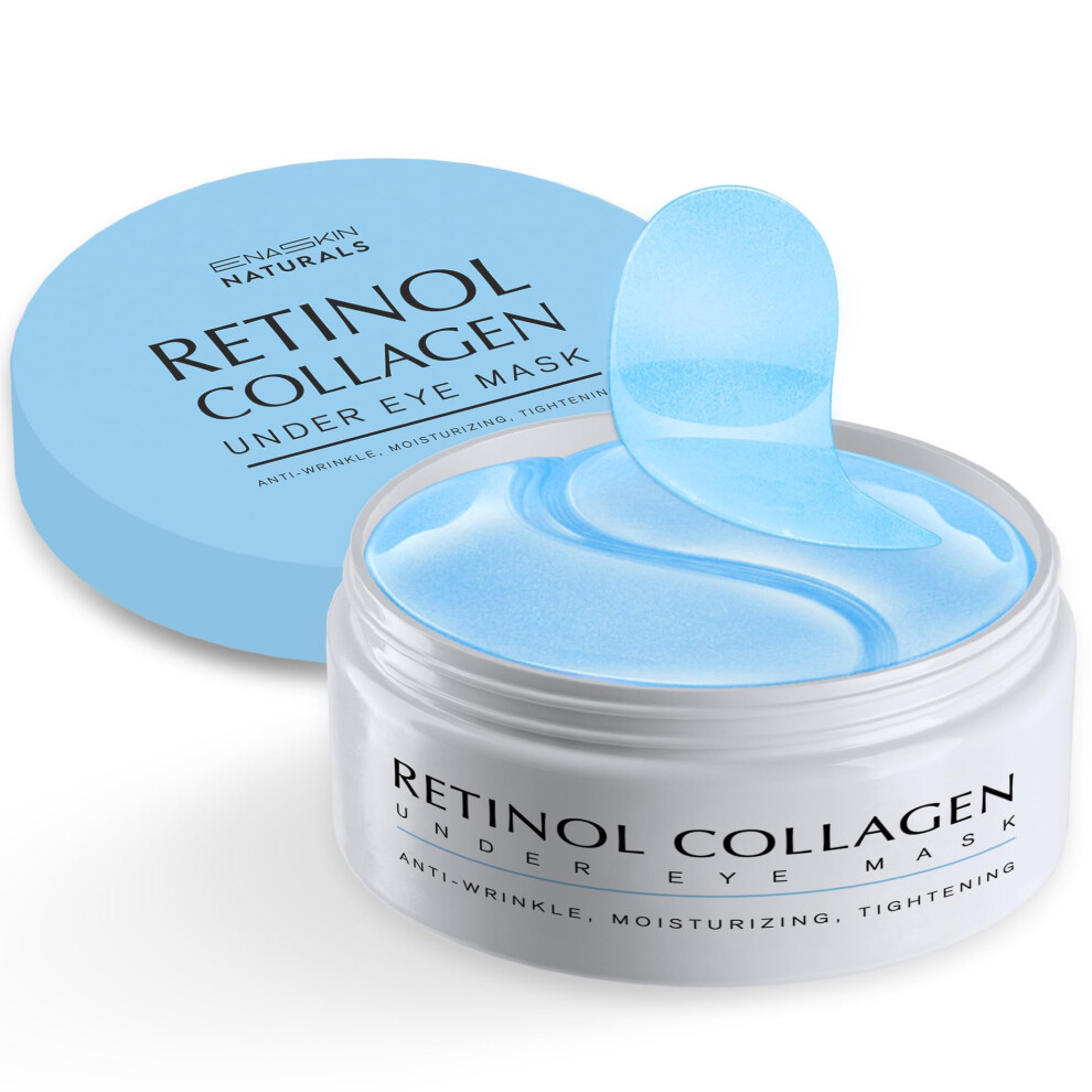 30 Pairs Retinol Collagen Under Eye Patches Reduce Wrinkles Puffy & Bags