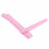(Pink) Adjustable Cake Scraper Smoother Icing Decorating Tools Spatula Edges Craft 6