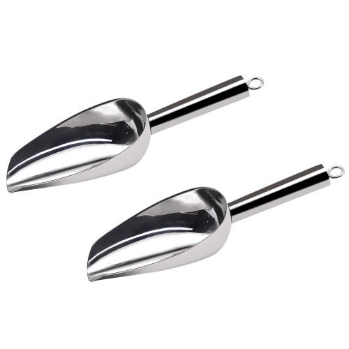 2 pcs Utility Flour Scoop Dishwasher Safe for Kitchen 6 OZ