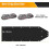 Deer Sled, Thickened Snow Sledding Pad Utility Sled Yard Glider with Deer Drag Straps 5