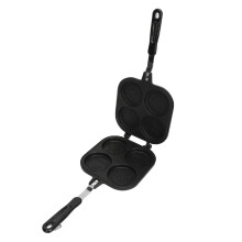 Pancake Pan Anti Stick Coating Aluminum Alloy Multifunctional Double Sided for Wheel Pie