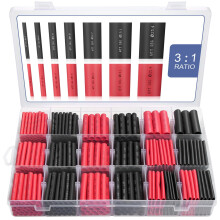 400 PCS Heat Shrink Tubing Kit Adhesive Lined Marine Grade for Automotive Industrial Use