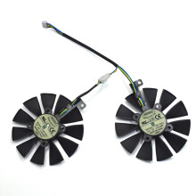 A Pair Cooling Fan for ASUS Dual Series GTX 1070 1060, RX 480 Graphics Card Cooler (T129215SU)