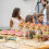 3 Pack Clear Acrylic Dessert Table Display Set for Wedding Party 4