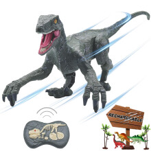 Dinosaur Toy Electronic RC Robot Realistic Rechargeable Birthday Gift 18.1'