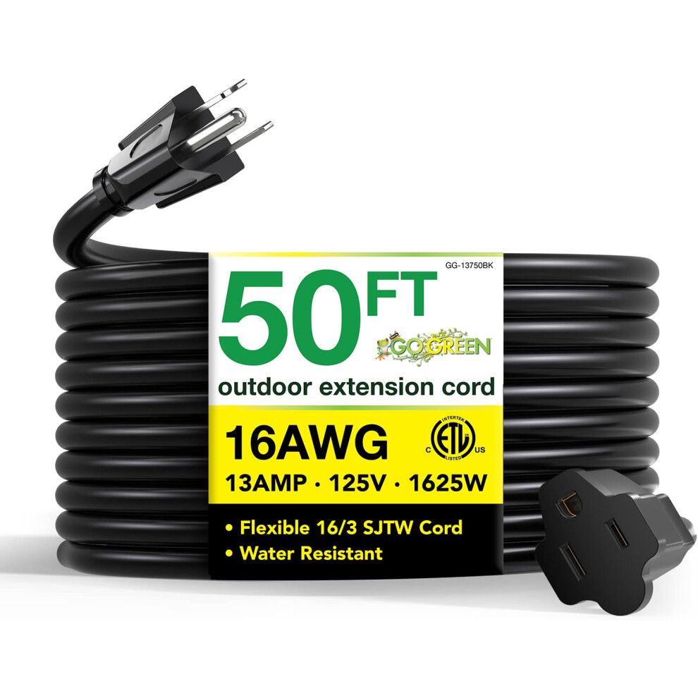 Moisture Resistant Outdoor Extension Cord For Tools & Equipment 50Ft 6493810821486