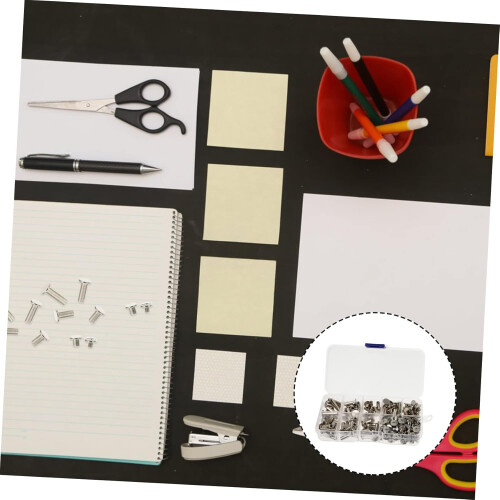 Professional Scrapbooking Supplies Set m Screw Rivets Smooth Flat Surface 2