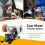 Mini Belt Sander Multifunctional Electric Belt Grinder 7 Adjustable Speed Low Noise 5