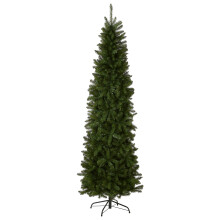 Artificial Slim Christmas Tree, Green, Kingswood Fir, Includes Stand, 7 Feet