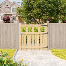 90x90cm Outdoor Wooden Garden Gate Fence Door