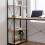 Suprima Desk  Tall Bookshelf XStyle  Beech 3