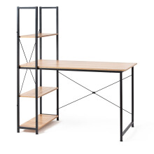 Suprima Desk  Tall Bookshelf XStyle  Beech