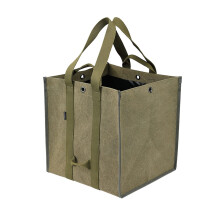 Log Tote Carrying Bag Canvas Bag Multifunctional Firewood Storage Packs Outdoor Camping Carrying Bags Firewood Bag for Fireplace