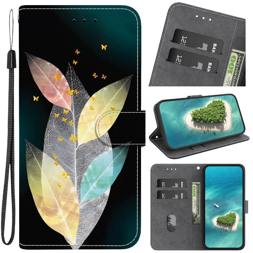 (C7 ) Flip Case For Motorola Moto G84 Pu Leather Wallet Card Slot Kickstand Pattern Cover Card Slots 764563093045