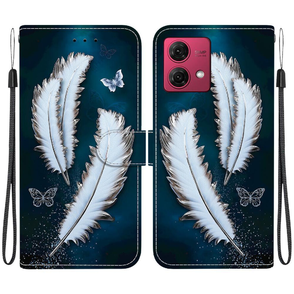 (C2) Flip Case For Motorola Moto G84 Pu Leather Wallet Card Slot Kickstand Pattern Cover Card Slots 764563092994