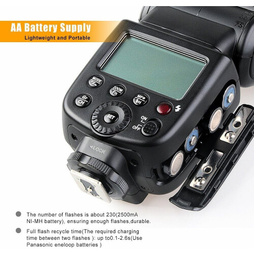 TT600S GN60 2.4G Camera Flashgun Speedlite 2