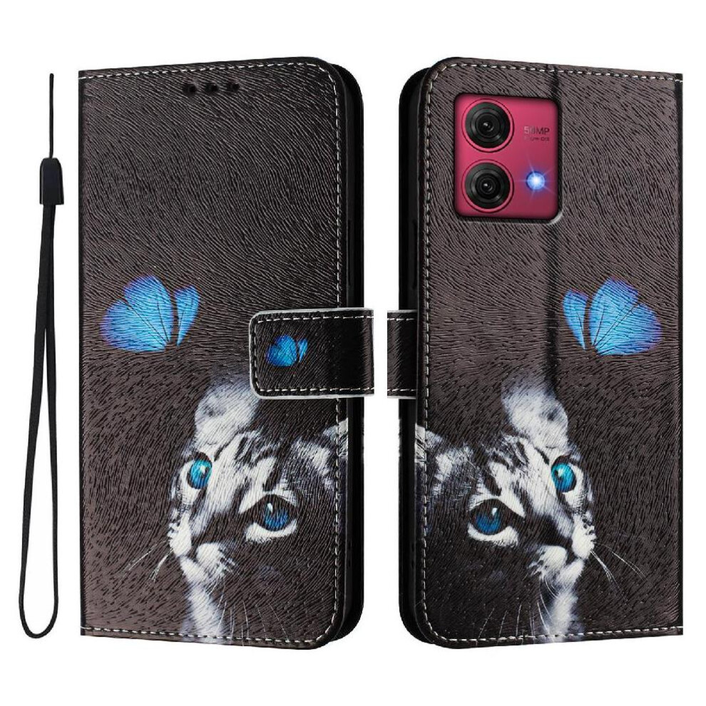(Ohter) Case For Motorola Moto G84 5G Flip Pu Leather Card Holder With Credit Slot Wallet Cover Pattern 764563093700