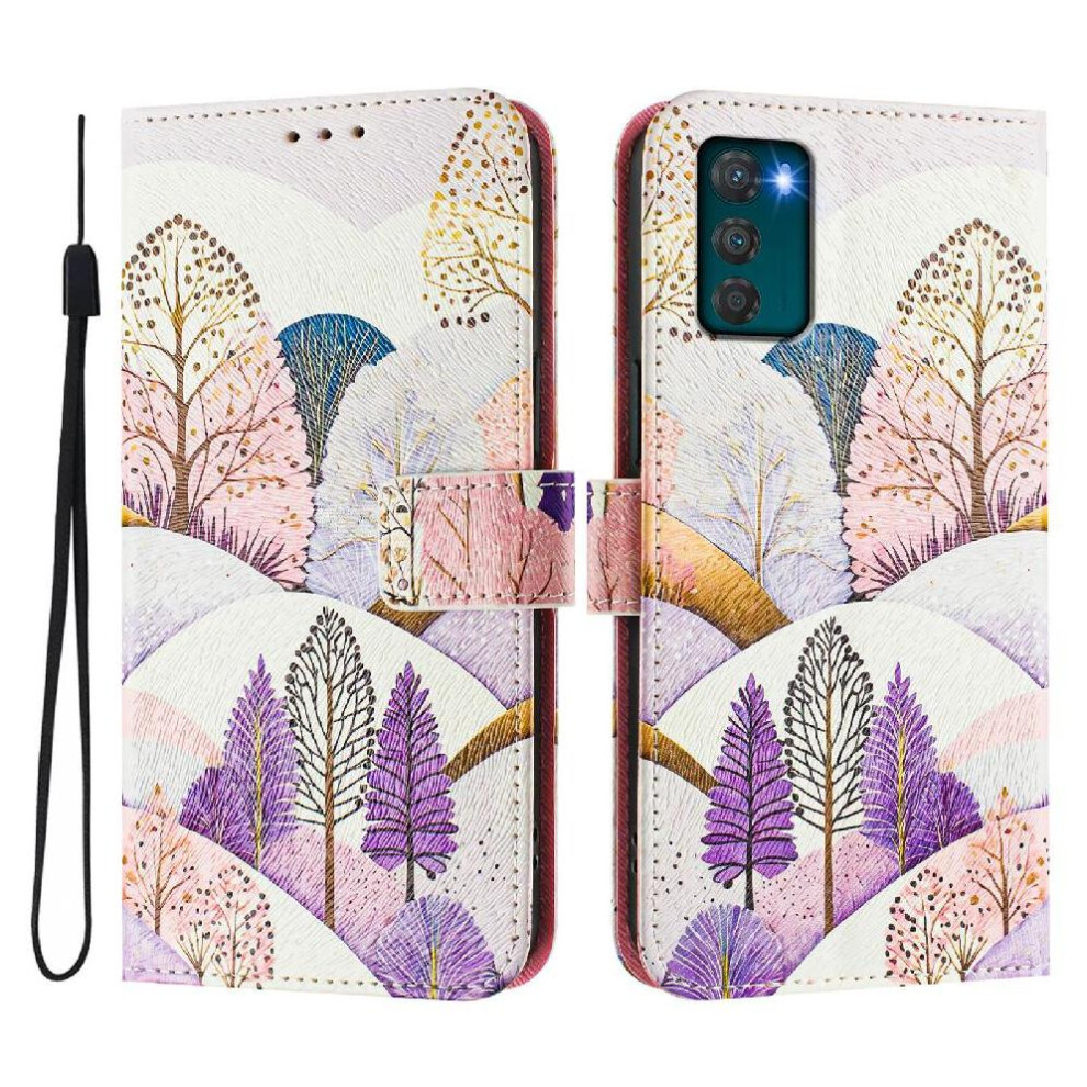 (C6) Case For Motorola Moto G42 4G With Credit Slot Card Holder Wallet Cover Flip Pu Leather Pattern 764563093786