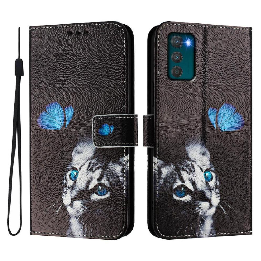 (Ohter) Case For Motorola Moto G42 4G With Credit Slot Card Holder Wallet Cover Flip Pu Leather Pattern 764563093762