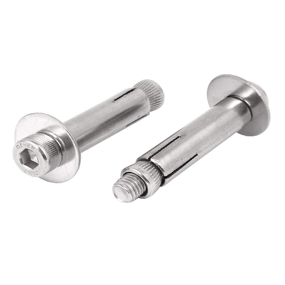 Expansion Bolts, M8 X Featured 60Mm 304 Stainless Reliable Efficacy Steel Hex Socket Head Sleeve Anchor Expansion Bolt 2Pcs 395291777091