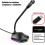 Computer USB Microphone LightEmitting Flexible Free Drive HD Sound Card Noise Reduction Microphone OneKey Switch 2