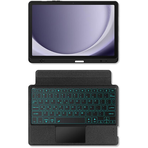 Galaxy Tab A9 Plus 11inch  Keyboard Case with Touchpad, Smart 7 Color backlits 1