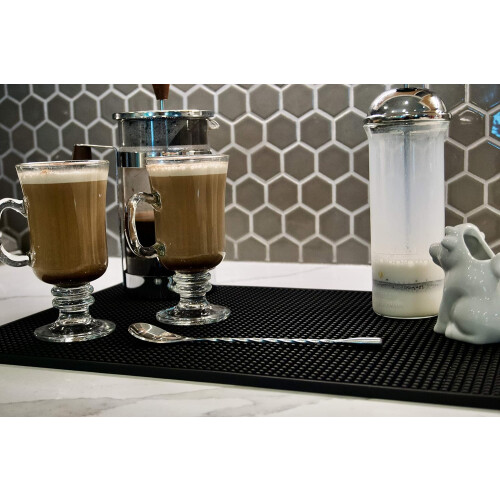 2 Pack Bar Mat Thick and Stylish for Bars 18 in x 12 in 1