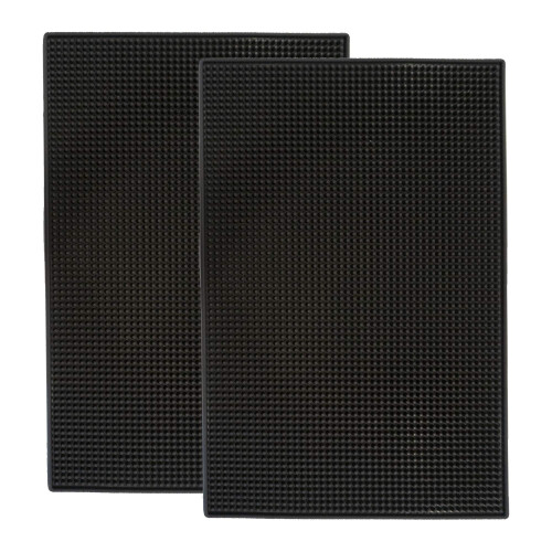 2 Pack Bar Mat Thick and Stylish for Bars 18 in x 12 in