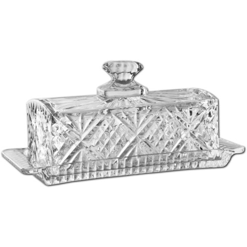 Glass Butter Dish for Kitchen Storage and Serving 1