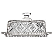 Glass Butter Dish for Kitchen Storage and Serving
