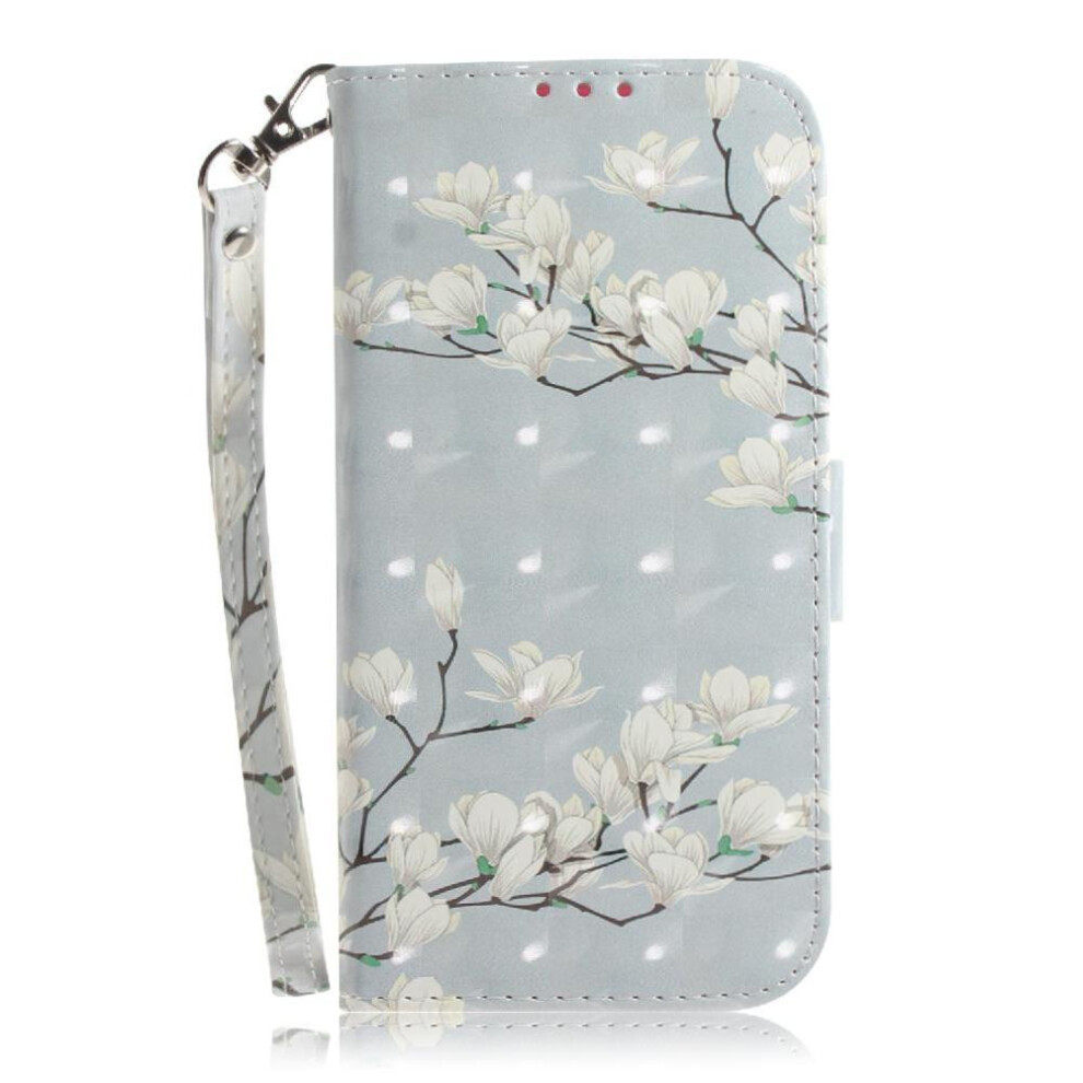 (C8 ) 3D Painted Protective Case For Motorola Moto G84 Lanyard Card Slots Magnetic Closure Wallet Pu Leather 764563095933