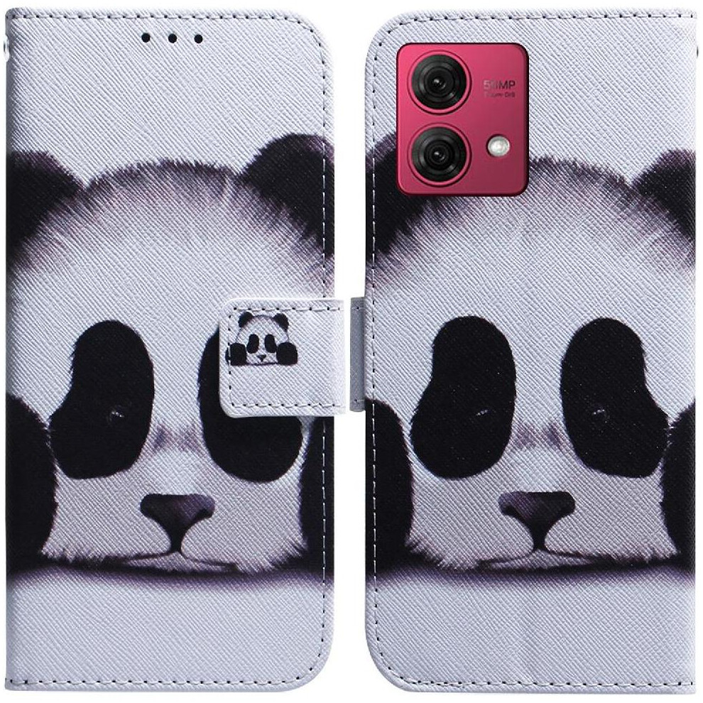 (C8 ) Flip Case For Motorola Moto G84 Painted Wallet Pu Leather Magnetic Closure Card Slots 764563096374