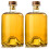 2 Pack Clear Liquor Bottles for Home Brewing Dishware Safe 25 oz 1