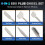 6 pc Chisel Set SDS Plus Shanks Masonry Concrete Drill Bit Set for Home Improvement 2