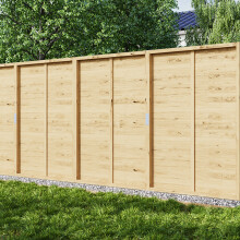 Wooden Fence Panel, 180cm W x 120cm D