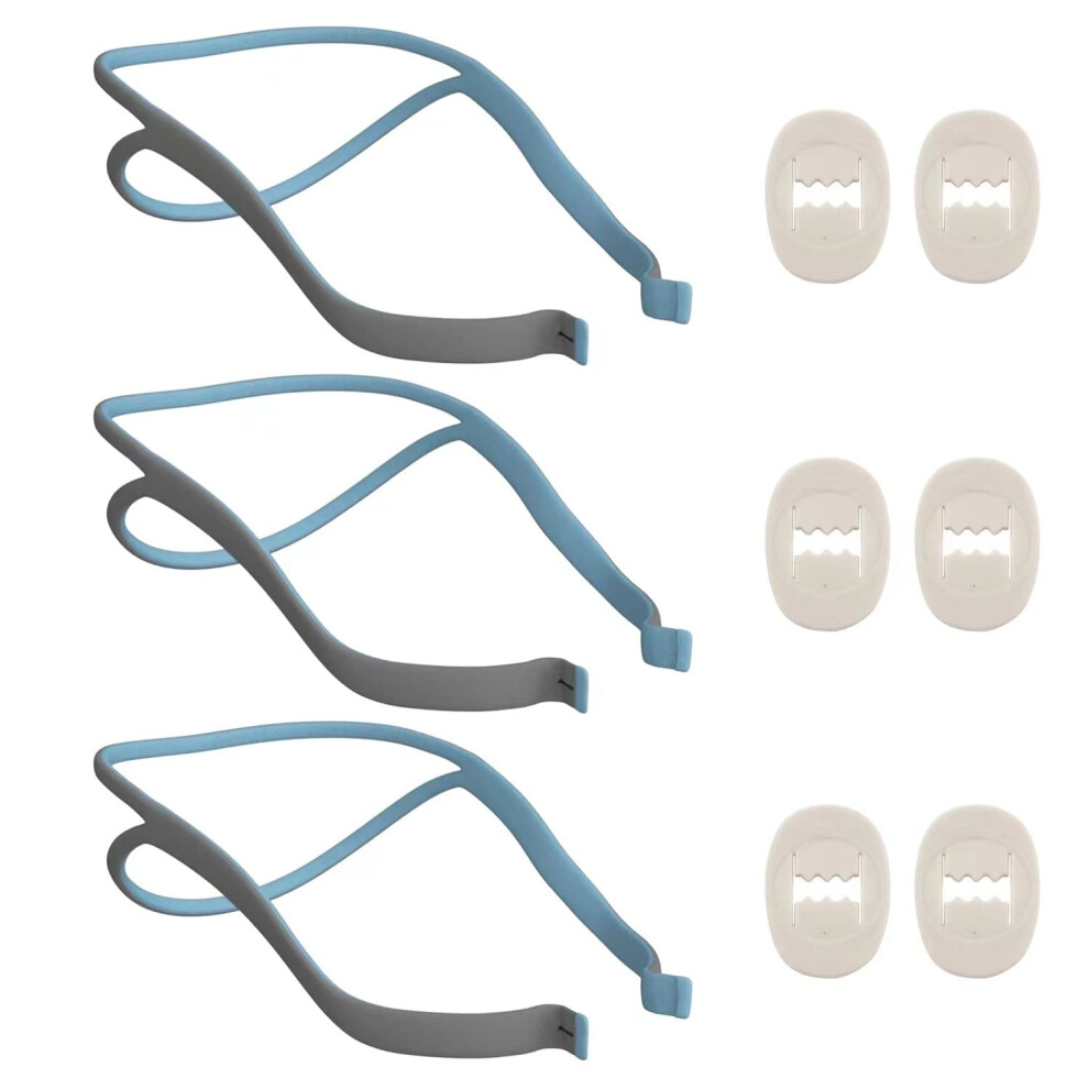 3 Pack Replacement CPAP Headgear Strap Compatible with Resmed Airfit P10