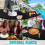 2 Item Bundle Fitted Vinyl Tablecloth Table Cover for 6FT Table 6FT, 4FT 5