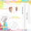 40 Pieces Plastic Cake Dowel Rods Set for Tiered Cakes 4