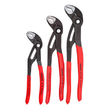 3 Piece Cobra Pliers Set for Home Repair and Maintenance in 7, 10, & 12 Sizes