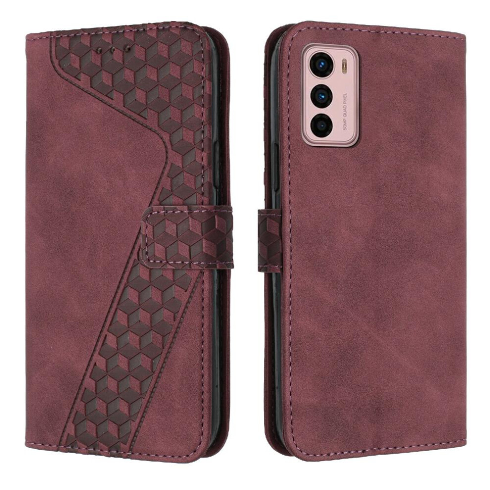 (Brown) Phone Case For Motorola Moto G42 Flip Folio Magnetic Card Slots Cover Kickstand Wallet Brown 764563098446