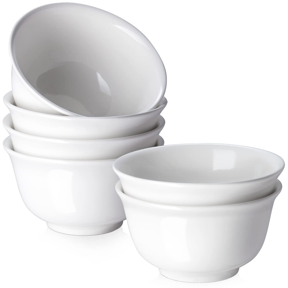 6 Ceramic Bowls White Kitchen Microwave & Dishwasher Safe 20 OZ-image-OPC-PHZQ9CH-NEW