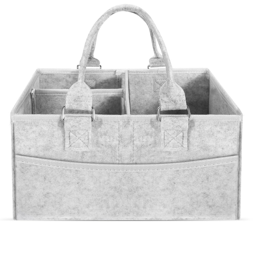 Baby Diaper Caddy Organizer for Changing Table Nursery Storage